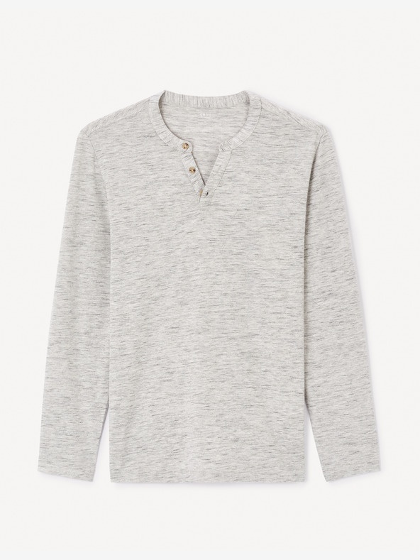 Celio Graues Langarmhemd für Herren Celio Bibow2