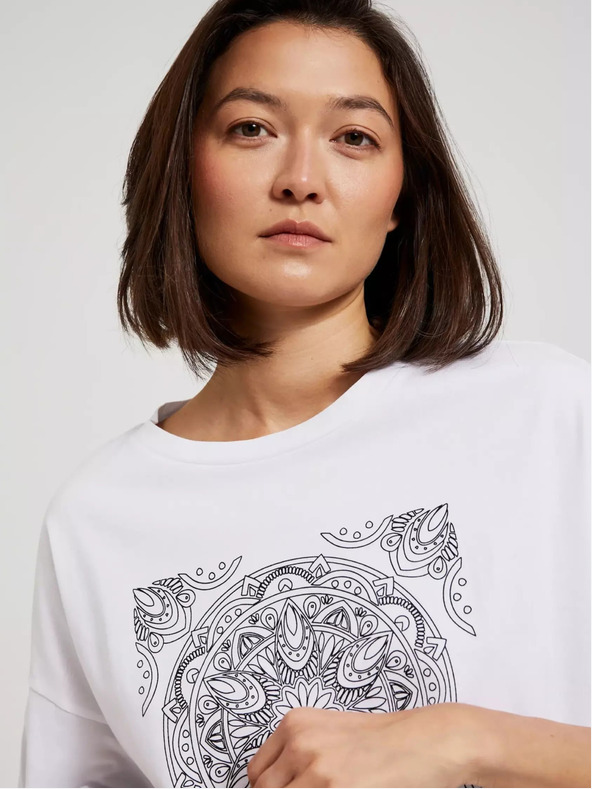 Moodo Bedrucktes Damen T-Shirt Moodo