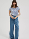 Moodo Damen-T-Shirt mit Ornamenten Moodo
