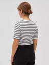 Moodo Gestreiftes Damen-T-Shirt Moodo