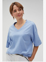 Moodo Hellblaues Damen Moodo T-Shirt