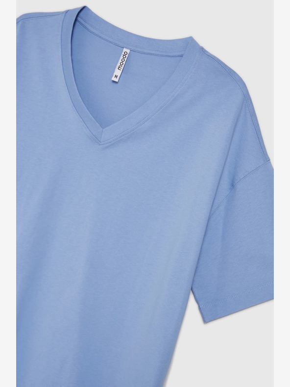 Moodo Hellblaues Damen Moodo T-Shirt