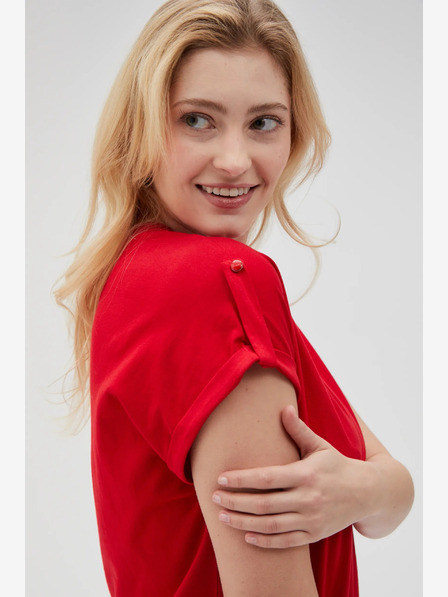 Moodo Rotes Damen-T-Shirt Moodo