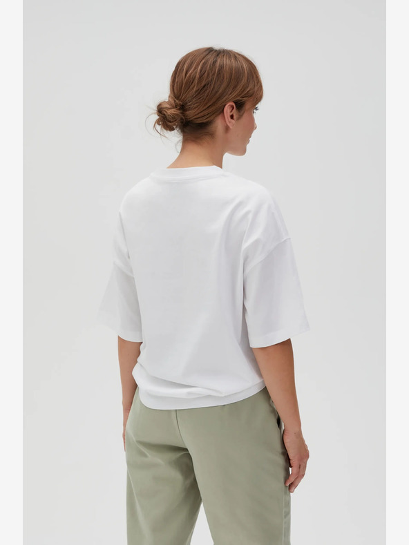 Moodo Weißes Damen-T-Shirt Moodo