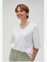 Moodo Weißes Damen-T-Shirt Moodo