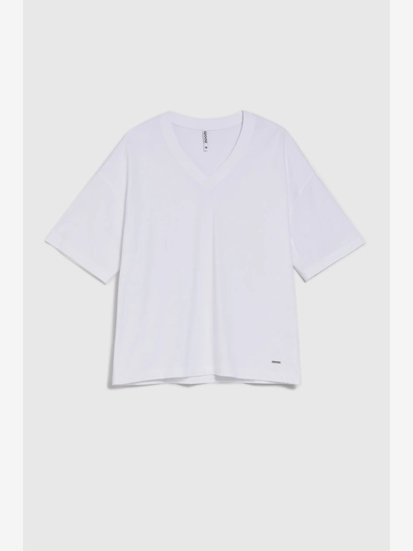 Moodo Weißes Damen-T-Shirt Moodo