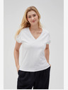Moodo Weißes Damen-T-Shirt Moodo