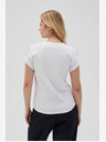 Moodo Weißes Damen-T-Shirt Moodo