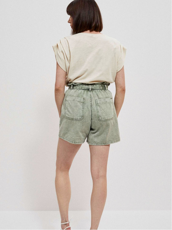 Moodo Cremefarbenes Damen-Shirt Moodo