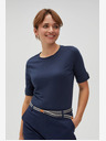 Moodo Dunkelblaues Damen T-Shirt Moodo
