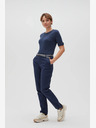 Moodo Dunkelblaues Damen T-Shirt Moodo