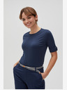 Moodo Dunkelblaues Damen T-Shirt Moodo