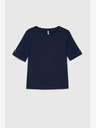 Moodo Dunkelblaues Damen T-Shirt Moodo