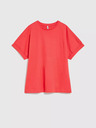 Moodo Rotes T-Shirt in Übergröße Moodo