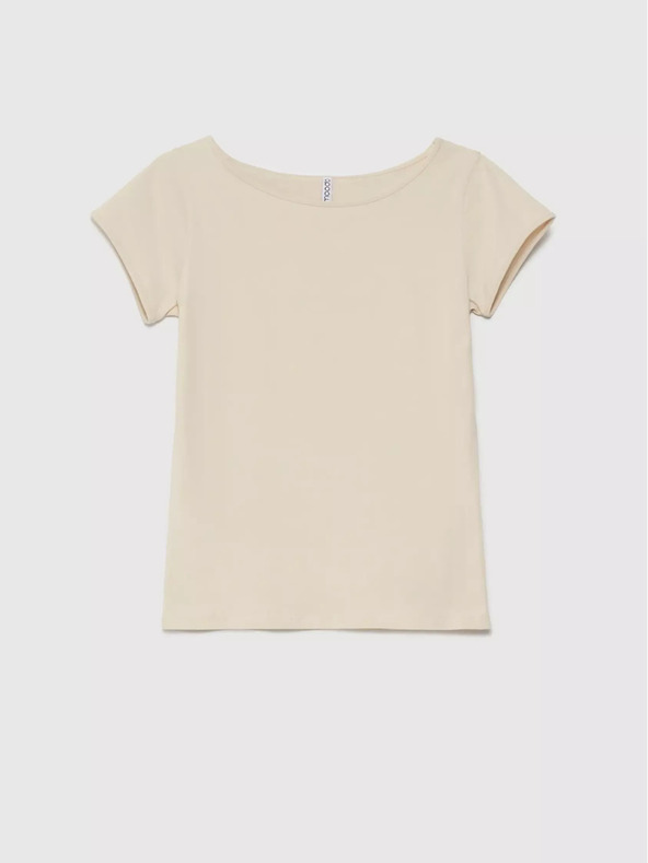 Moodo Beigefarbenes Damenhemd Moodo