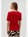 Moodo Rotes Damen-T-Shirt Moodo
