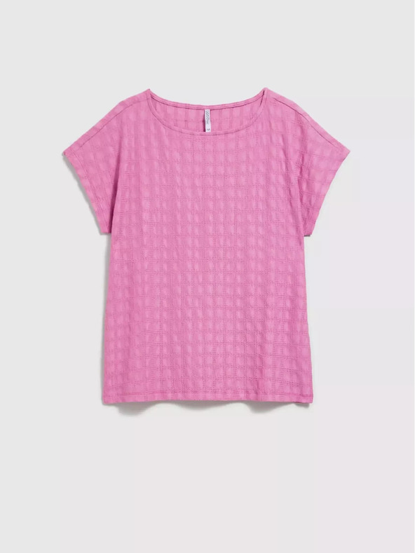 Moodo Rosa Kurzarm-Shirt Moodo