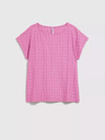 Moodo Rosa Kurzarm-Shirt Moodo