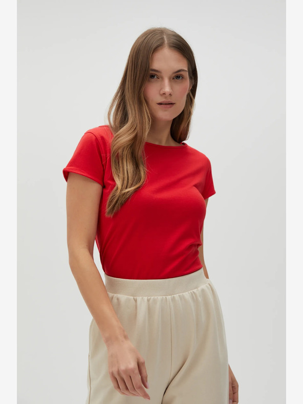 Moodo Rotes Damen-T-Shirt Moodo