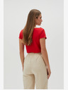 Moodo Rotes Damen-T-Shirt Moodo