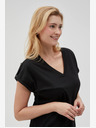 Moodo Schwarzes Damen Long Shirt Moodo