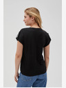 Moodo Schwarzes Damen Long Shirt Moodo