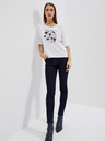 Moodo Weißes Damen-T-Shirt Moodo