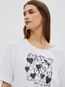 Moodo Weißes Damen-T-Shirt Moodo