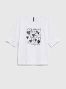 Moodo Weißes Damen-T-Shirt Moodo
