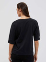 Moodo Schwarzes Damen Long Shirt Moodo