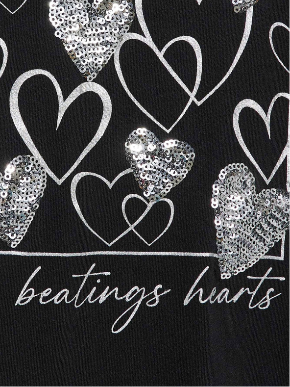 Moodo Schwarzes Damen Long Shirt Moodo