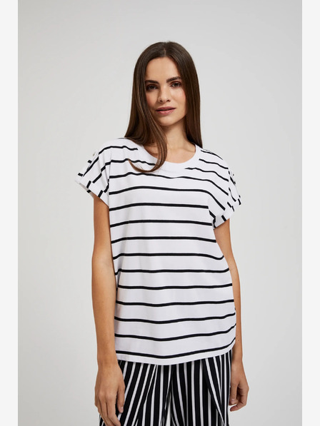 Moodo Damen gestreiftes Shirt Moodo