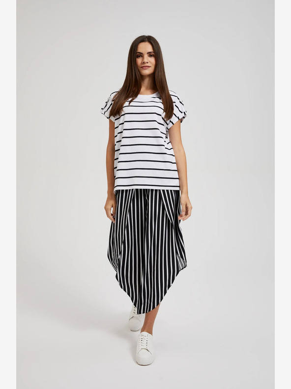 Moodo Damen gestreiftes Shirt Moodo