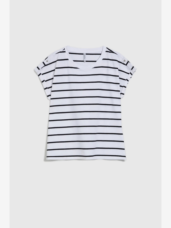 Moodo Damen gestreiftes Shirt Moodo