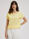 Moodo Gelbes Kurzarm-T-Shirt Moodo