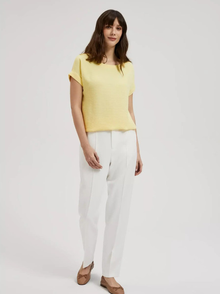 Moodo Gelbes Kurzarm-T-Shirt Moodo