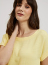 Moodo Gelbes Kurzarm-T-Shirt Moodo
