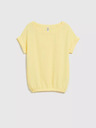 Moodo Gelbes Kurzarm-T-Shirt Moodo