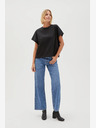 Moodo Schwarzes Damen Long Shirt Moodo