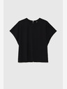 Moodo Schwarzes Damen Long Shirt Moodo