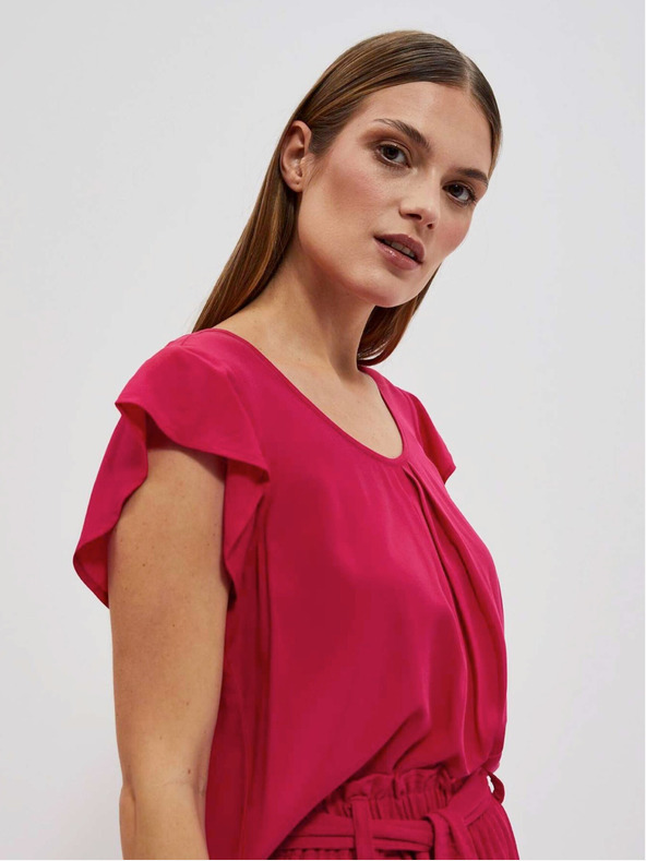 Moodo Dunkelrosa Hemd Moodo