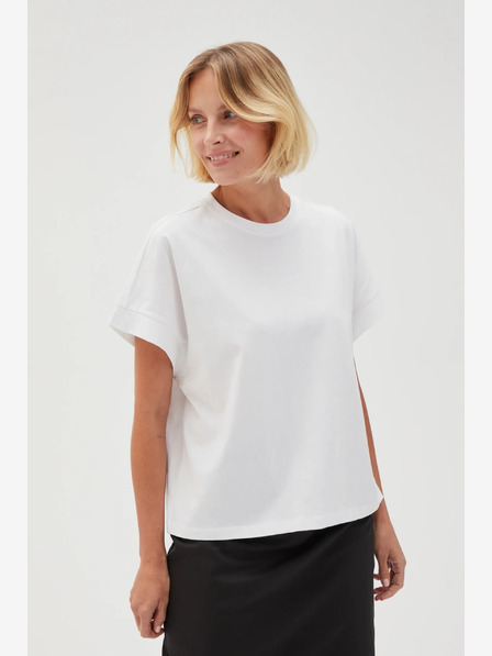 Moodo Weißes Damen-T-Shirt Moodo