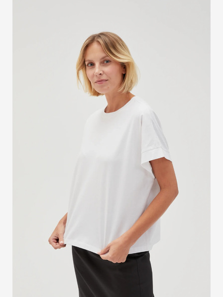 Moodo Weißes Damen-T-Shirt Moodo