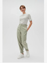 Moodo Grün-weiß gestreiftes Damen-Shirt Moodo