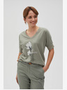 Moodo Moodo Hellgrünes Damen T-Shirt
