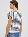 Moodo Blau und weiß gestreiftes Damenshirt Moodo