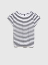 Moodo Blau und weiß gestreiftes Damenshirt Moodo