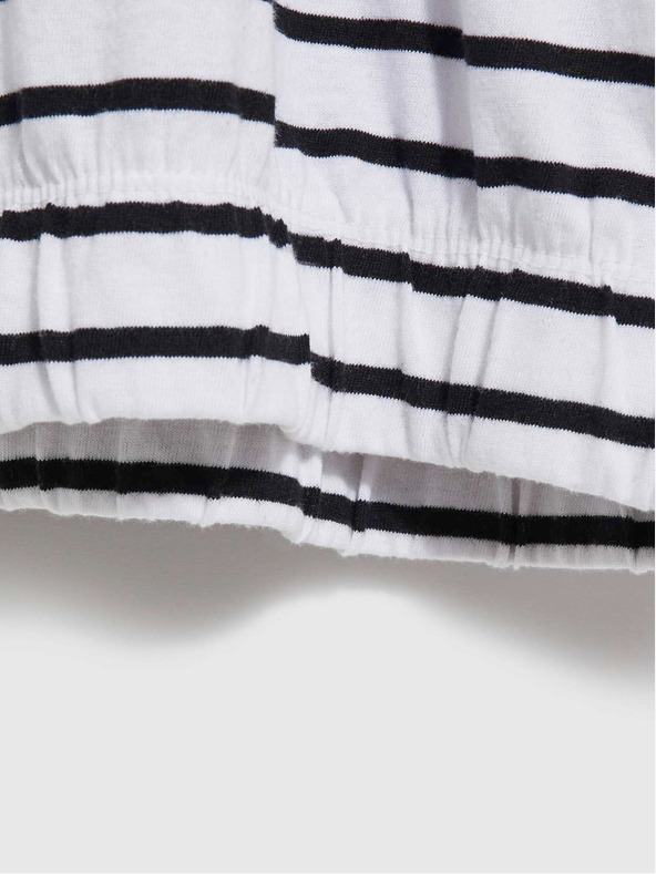 Moodo Blau und weiß gestreiftes Damenshirt Moodo