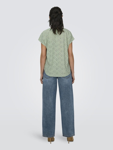 ONLY Hellgrünes Damen-T-Shirt NUR
