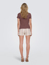 ONLY Damen-T-Shirt ONLY bordeauxrot